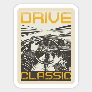 Drive classic Sticker